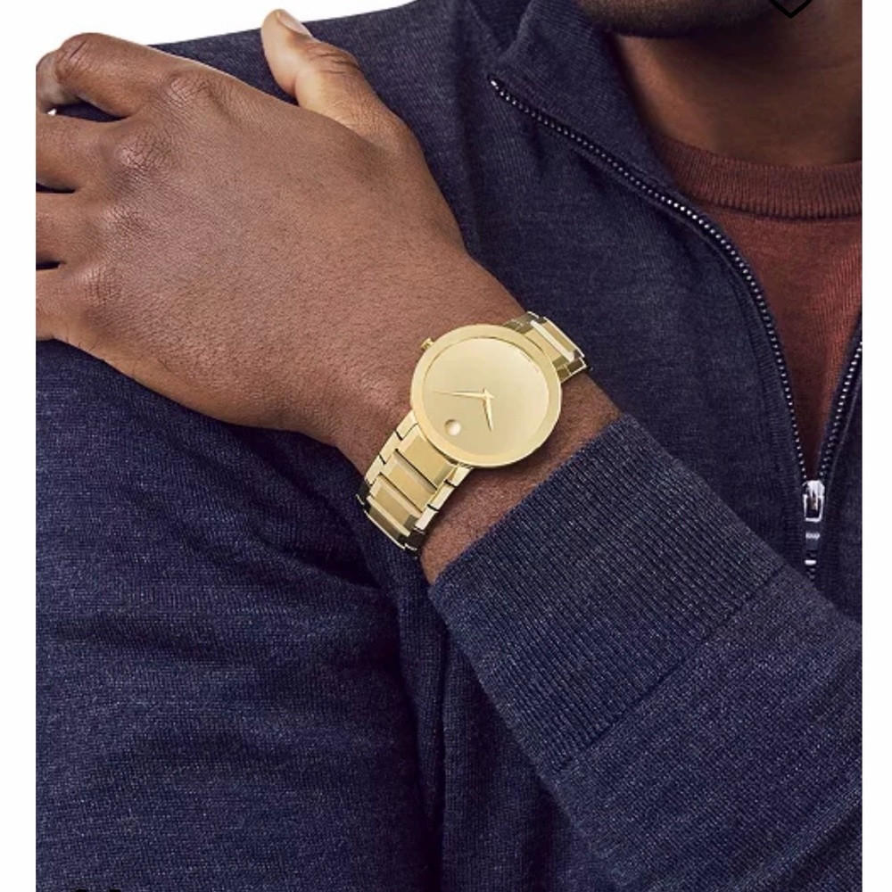 Movado
Men's Swiss Sapphire Gold-Tone PVD Stainless Steel Bracelet Watch 39mm - Picture 5 of 16